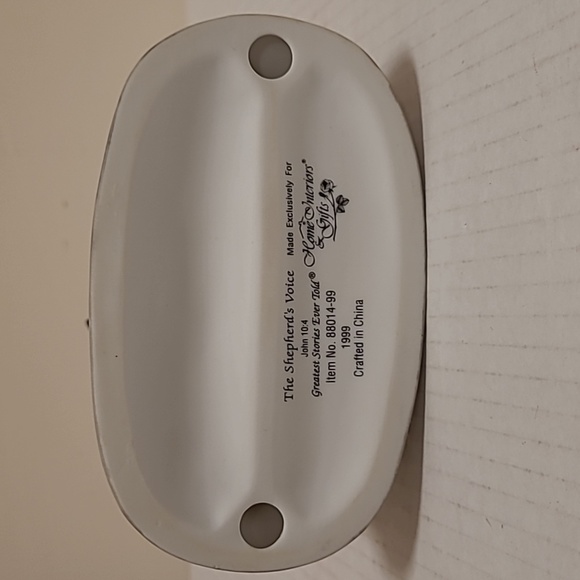 NWOT Vintage Home Interior The Shepherds Voice Figurine In Original Box - Picture 8 of 17